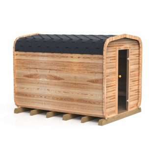 3.5M CUBE sauna with anteroom