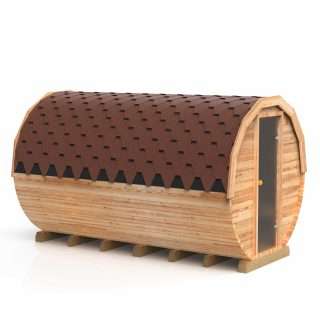 4M Round sauna with pre-sauna