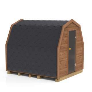 IGLU sauna with anteroom 3.5M – Thermo wood