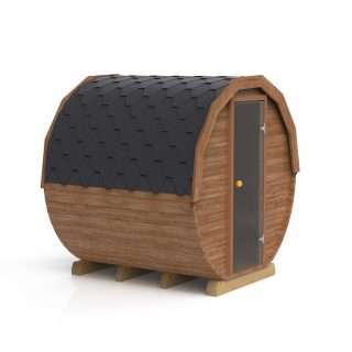 2M Round sauna – Thermo wood